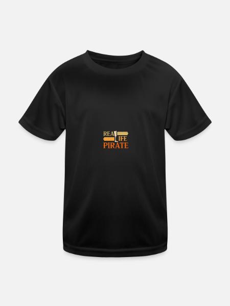Leg prosthesis Amputee Amoutation - Kids Functional T-Shirt - black - Front