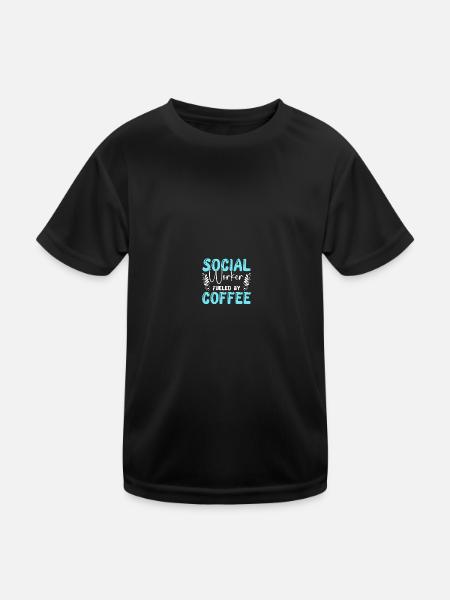 School Social Worker - Kids Functional T-Shirt - black - Front