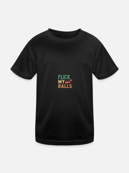Joueur de flipper Flipper - T-shirt sport Enfant - noir - Devant