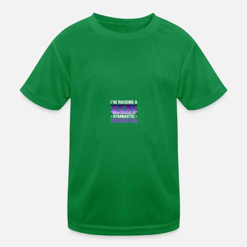 Stolze Gymnastik-Mutter Kinder Funktions-T-Shirt