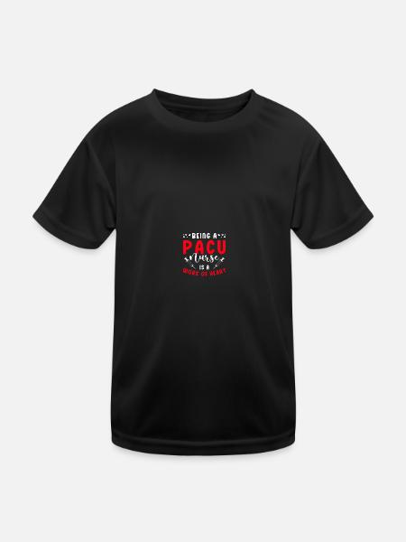PACU Krankenschwester Aufwachraum Krankenschwester - Kinder Funktions-T-Shirt - Schwarz - Vorne