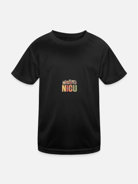 NICU sister - Kids Functional T-Shirt - black - Front