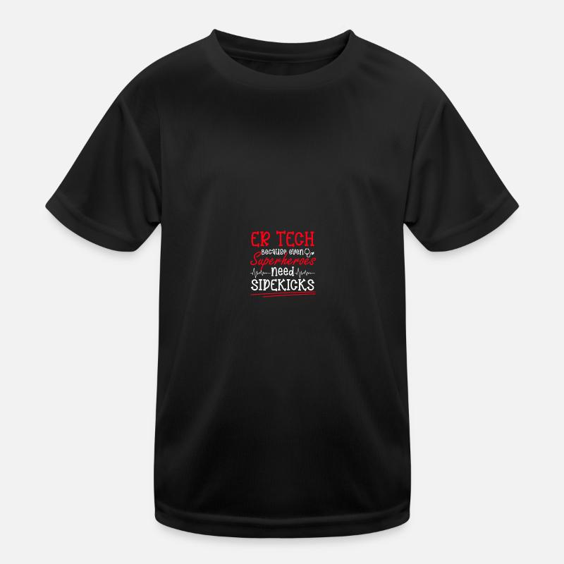 Notaufnahme ER Techniker ER Tech Kinder Funktions-T-Shirt