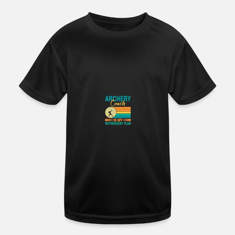 Archery Coach Kids Functional T-Shirt