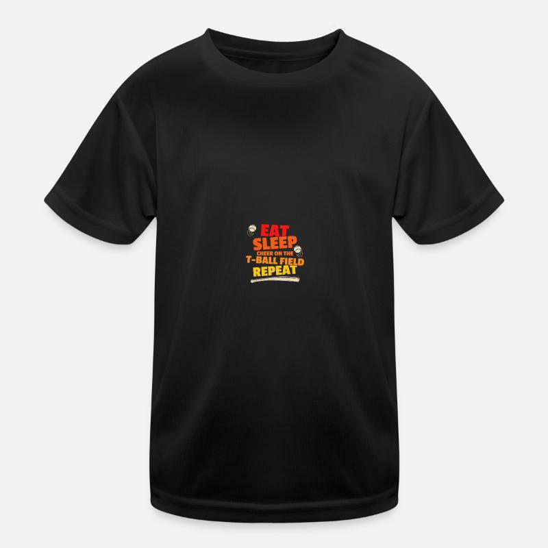 Teeball Tee Ball Tball Mom Kids Functional T-Shirt