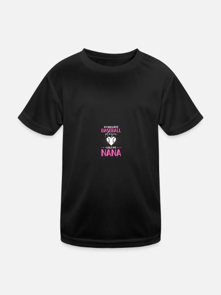 Baseball Mom - Kids Functional T-Shirt - black - Front