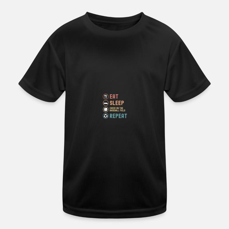 Baseball Mama Kinder Funktions-T-Shirt