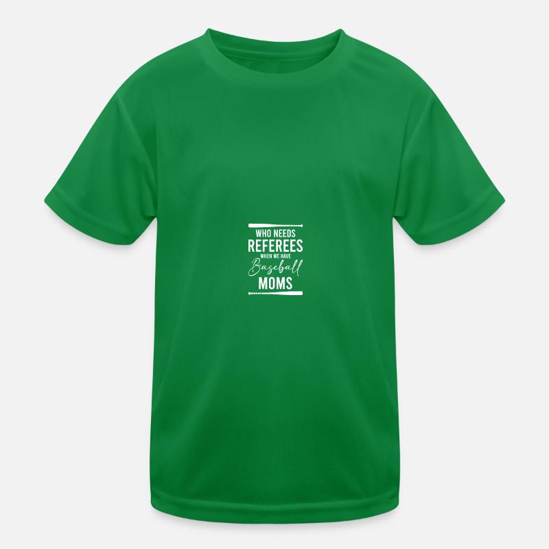 Baseball Mama Kinder Funktions-T-Shirt