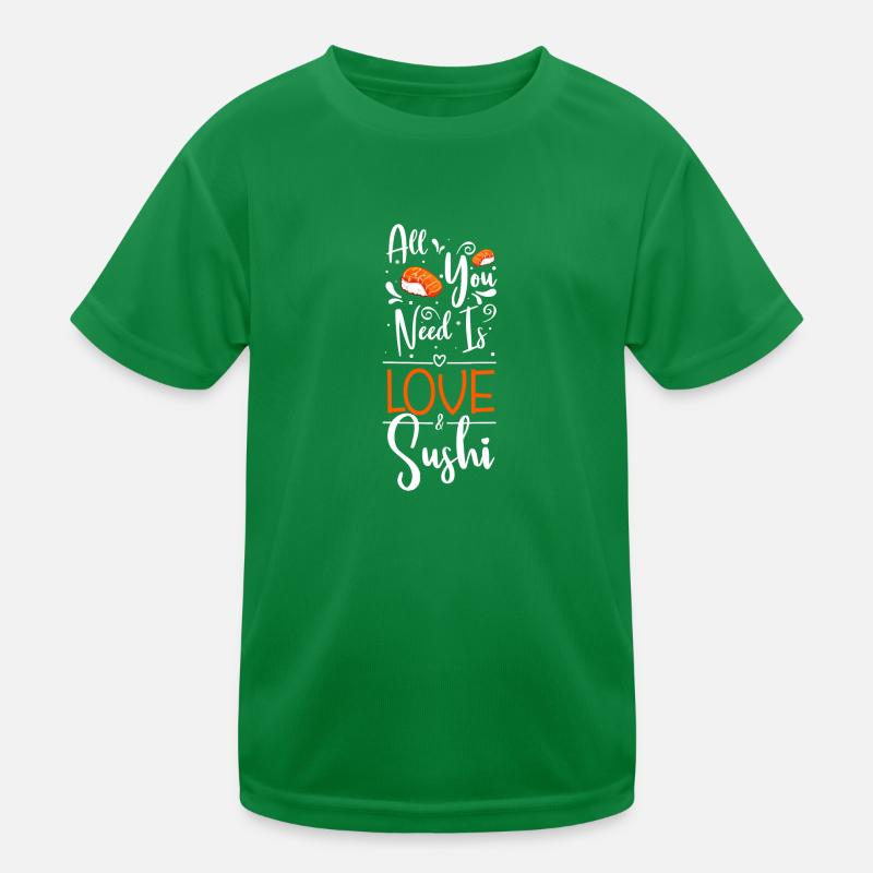 Japanese Roll Yummy Soy Kids Functional T-Shirt
