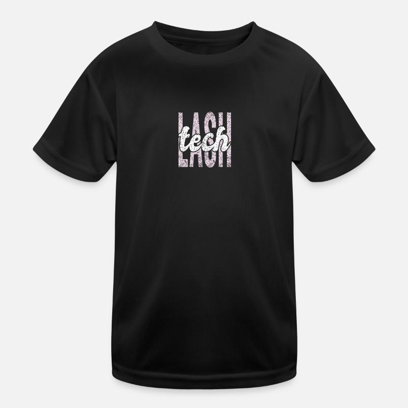 Lash Tech Cils Technicien Cils Cils Cils T T-shirt sport Enfant