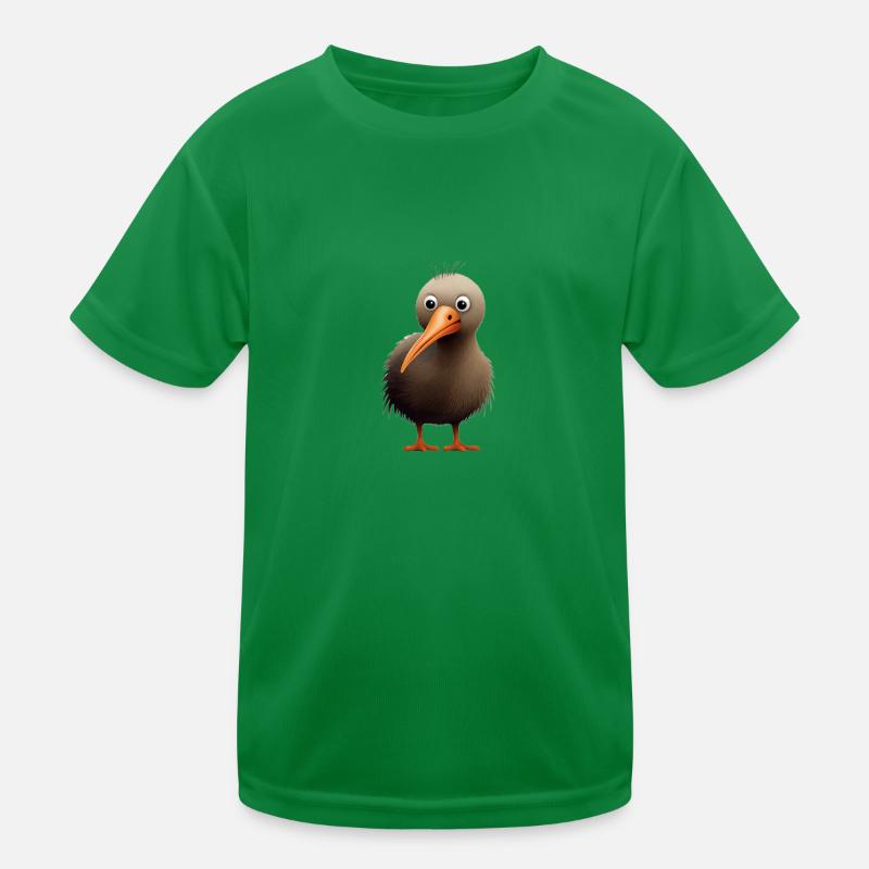 Mignon oiseau kiwi T-shirt sport Enfant