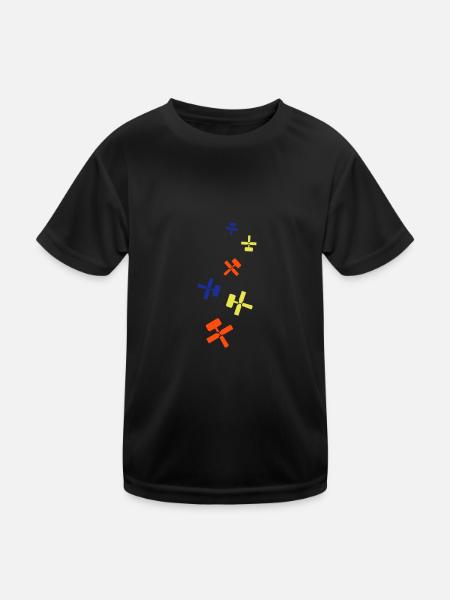 Tool Icon - Kids Functional T-Shirt - black - Front