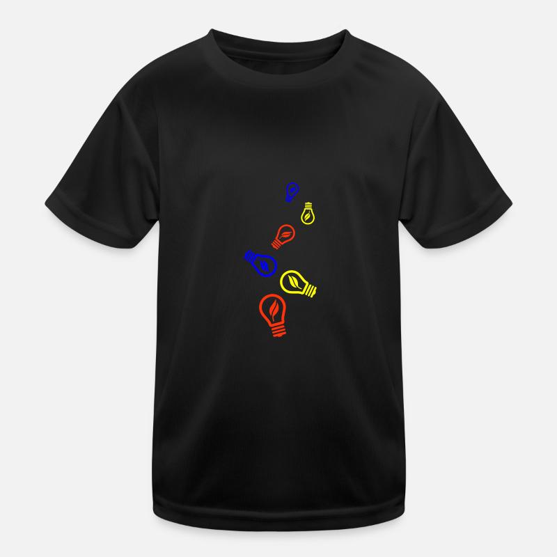 Light bulb icon Kids Functional T-Shirt