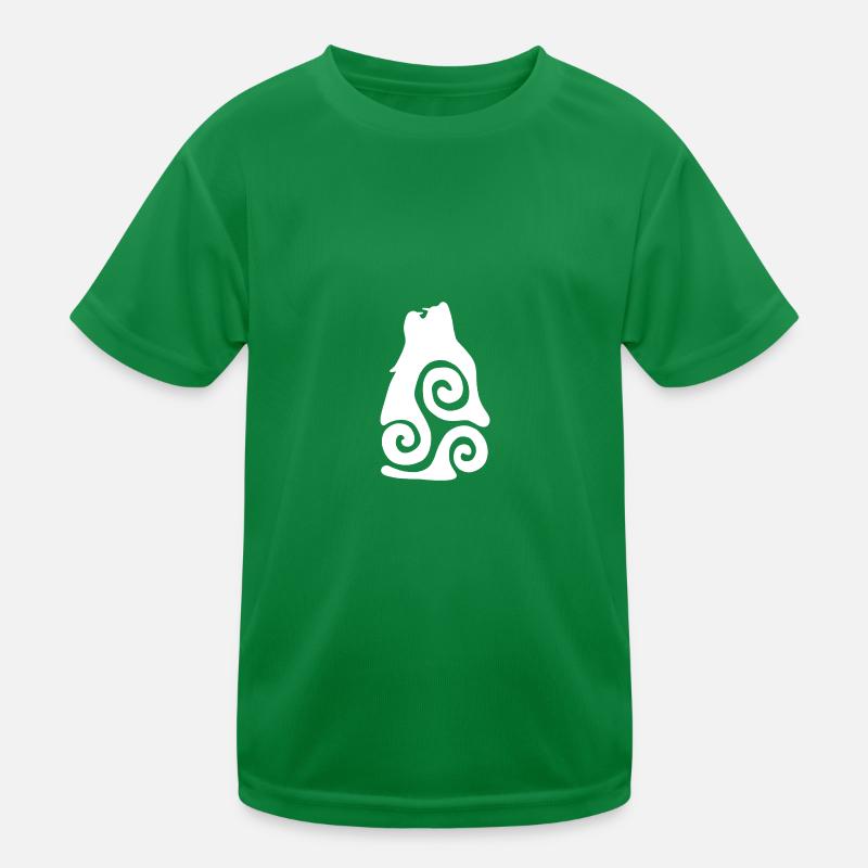 Wolf Tribal Heulen Kinder Funktions-T-Shirt
