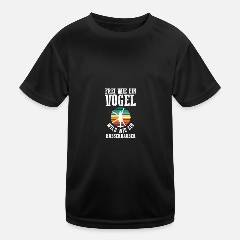 Pilot Helicopter Helicopter Kids Functional T-Shirt