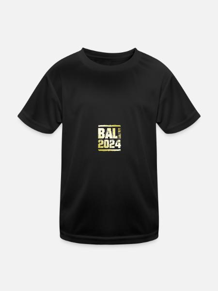 Bali 2024 Médaille d’or - T-shirt sport Enfant - noir - Devant