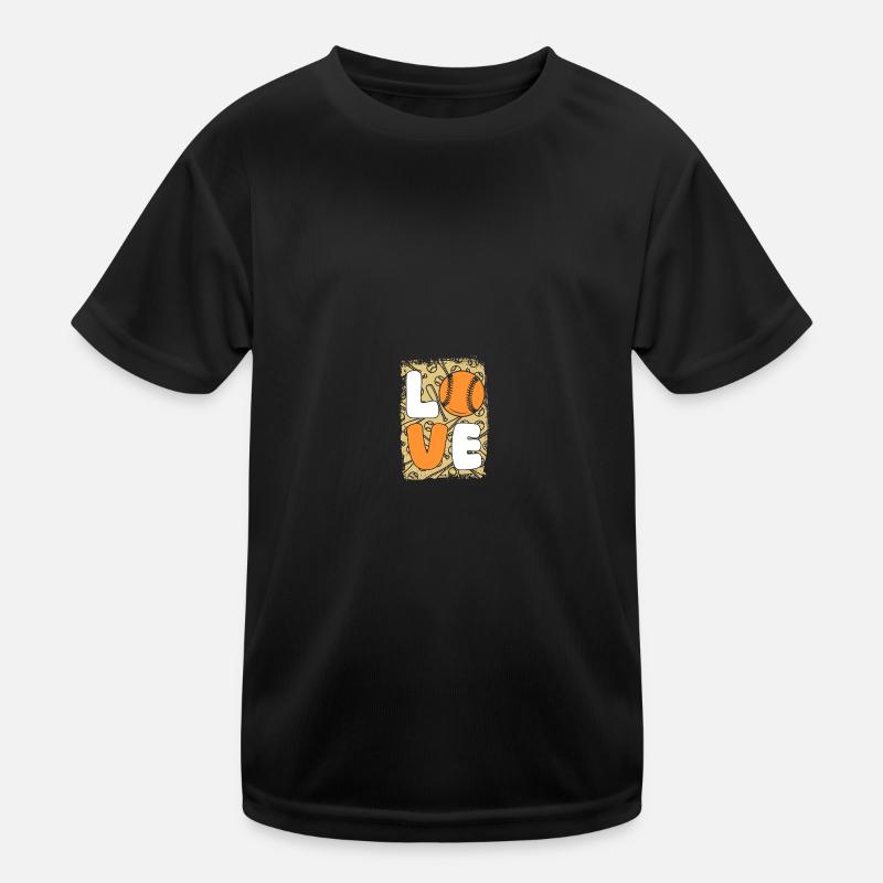 Joueur de baseball Baseball T-shirt sport Enfant