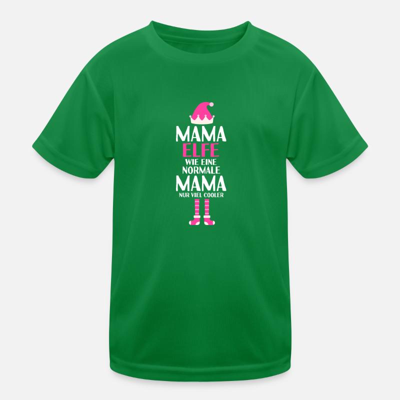 Mama Elfe Mutter Geschenk Kinder Funktions-T-Shirt