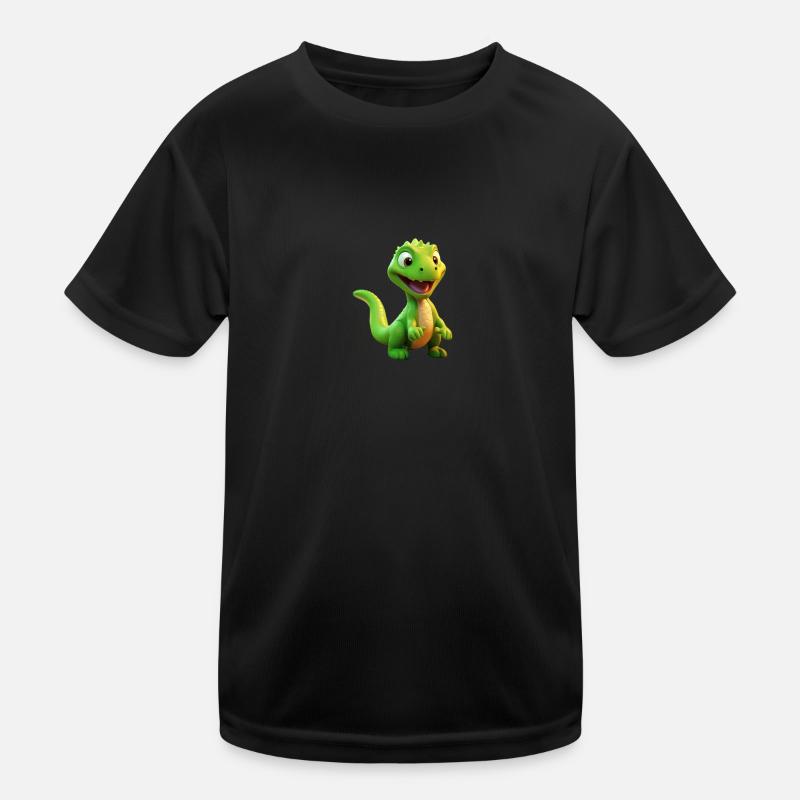 Tinysaure - Kids Functional T-Shirt - black
