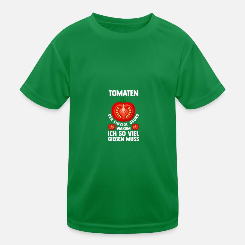 Gärtner Tomate Bauer Garten Kinder Funktions-T-Shirt