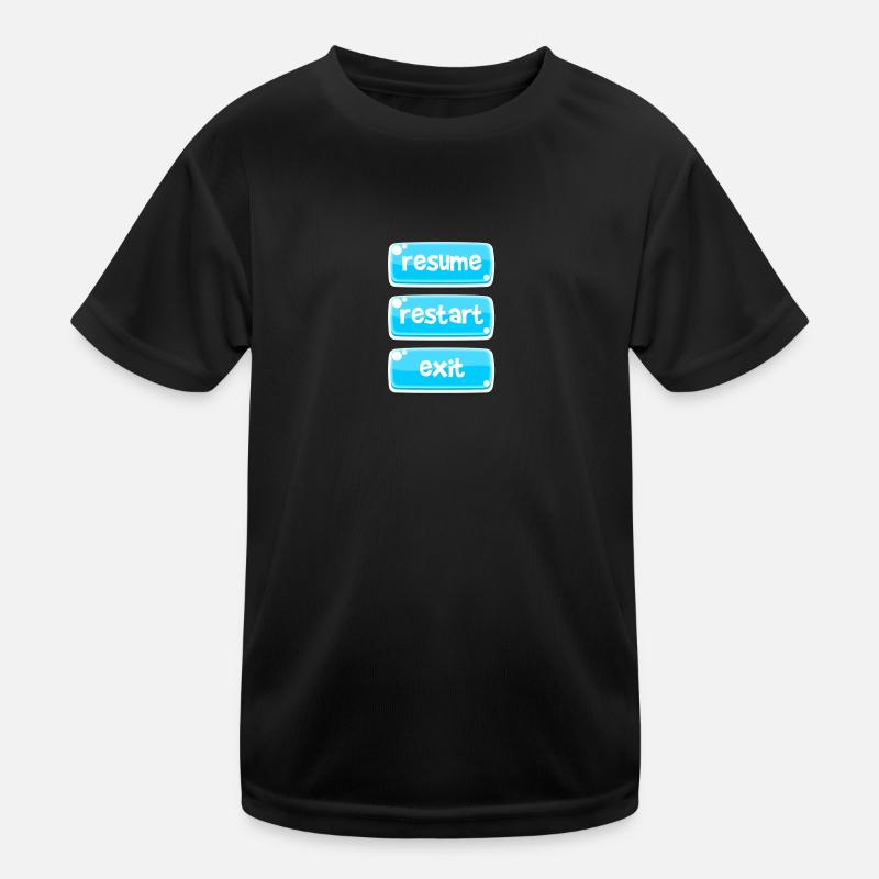 Spiel-Menü Kinder Funktions-T-Shirt