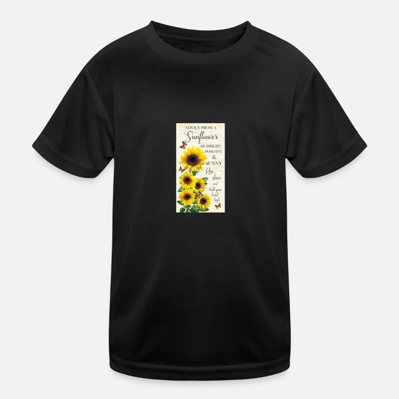 Timeless Treasures Advice From A Sunflower Kids Functional T-Shirt