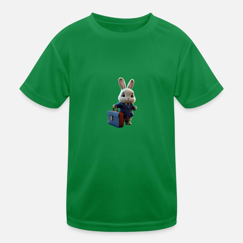 Business Rabbit Kinder Funktions-T-Shirt