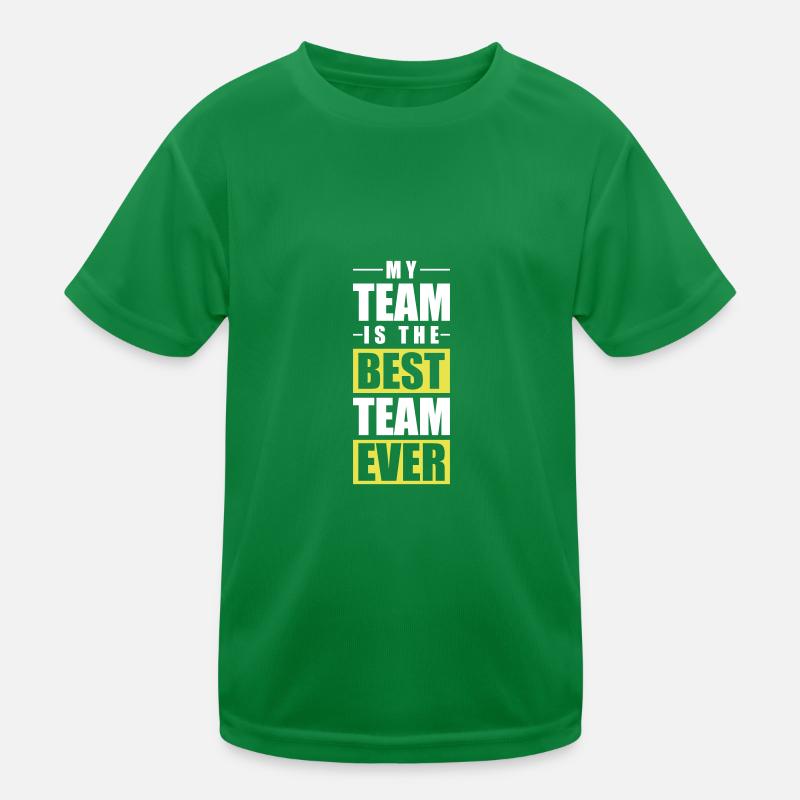 Citation de mon équipe T-shirt sport Enfant