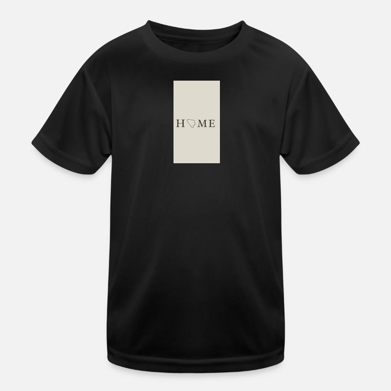 Heimatliebe Illustration auf Textil Kinder Funktions-T-Shirt