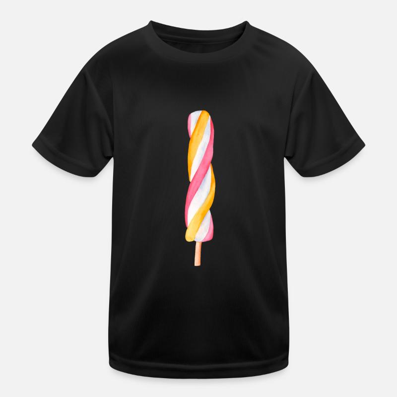 Multicolored ice cream Kids Functional T-Shirt