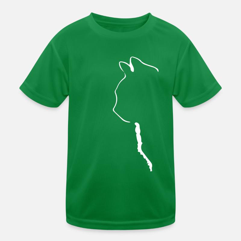 Chat silhouette mignon chaton miau T-shirt sport Enfant