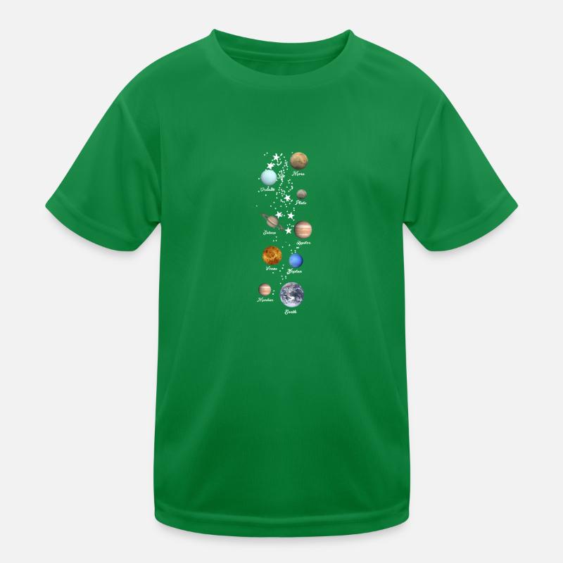 planets,solar system,mercury,mars,earth,planet Kids Functional T-Shirt