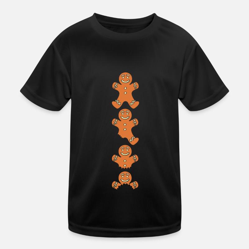 Gingerbread Man Christmas Gingerbread Gingerbread Kids Functional T-Shirt