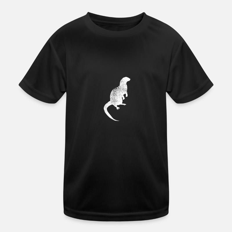 Distressed Otter Print - Vintage Otter Kinder Funktions-T-Shirt