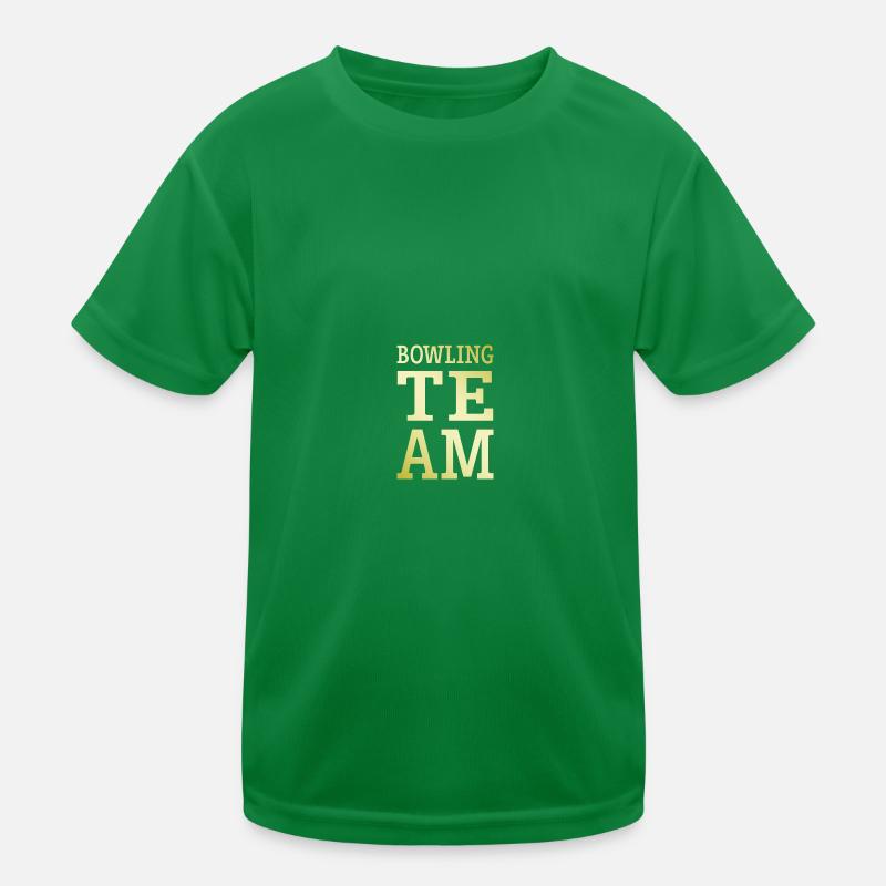 Bowling Team Mannschaft Kinder Funktions-T-Shirt