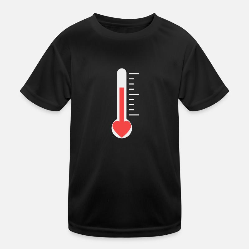 heart temperature Kids Functional T-Shirt