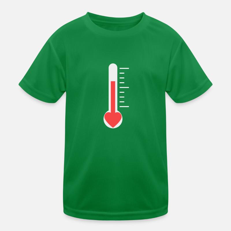 température du cœur T-shirt sport Enfant