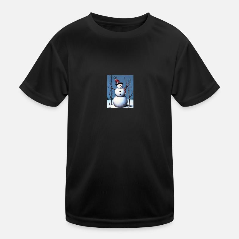 Snowman Kids Functional T-Shirt