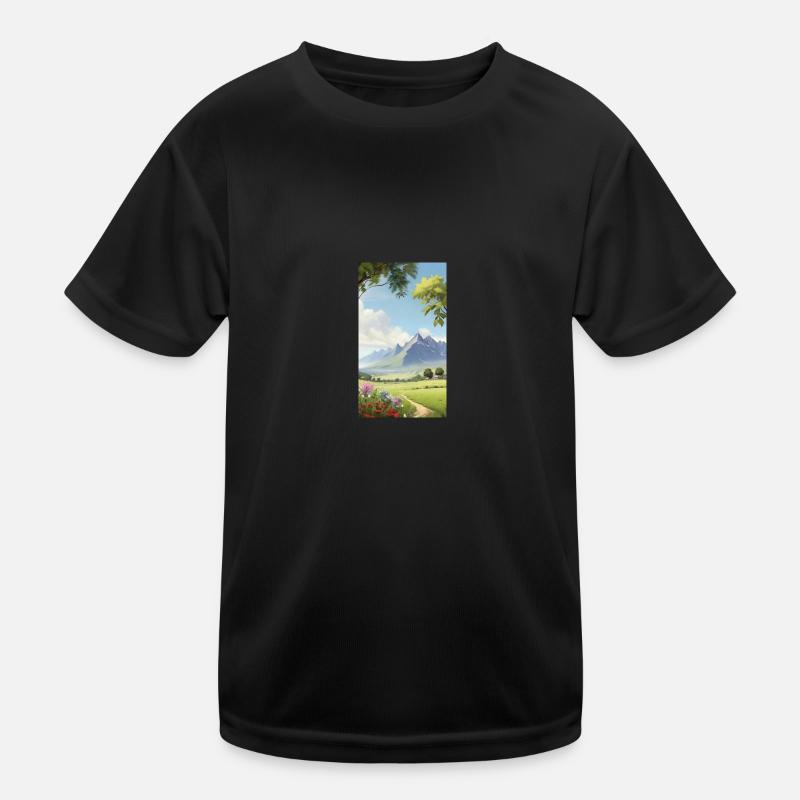 Landscape Kids Functional T-Shirt