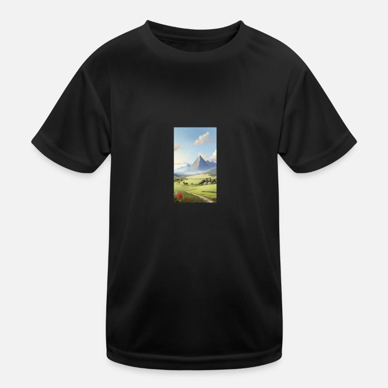 Panorama Kinder Funktions-T-Shirt