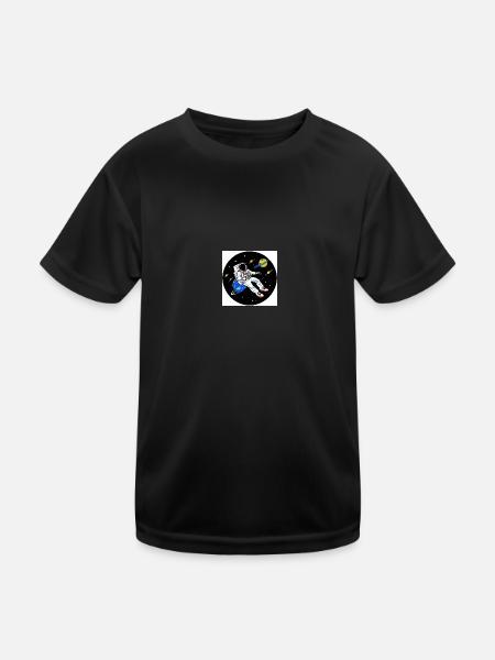 Astronaut - Kids Functional T-Shirt - black
