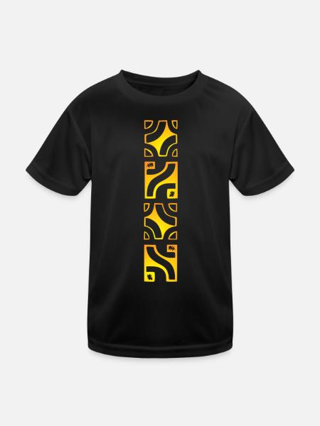 TEMANAVA - Kids Functional T-Shirt - black - Front