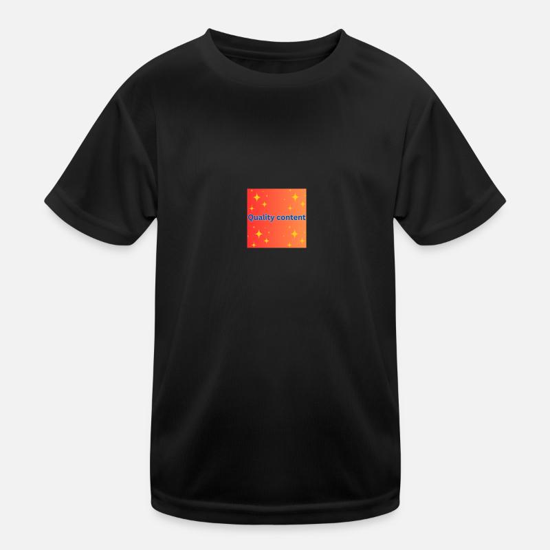 Quality content Kids Functional T-Shirt