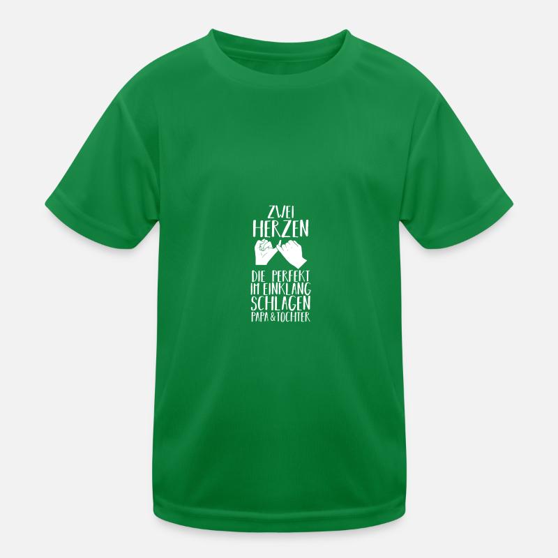 Papa Und Tochter Kinder Funktions-T-Shirt