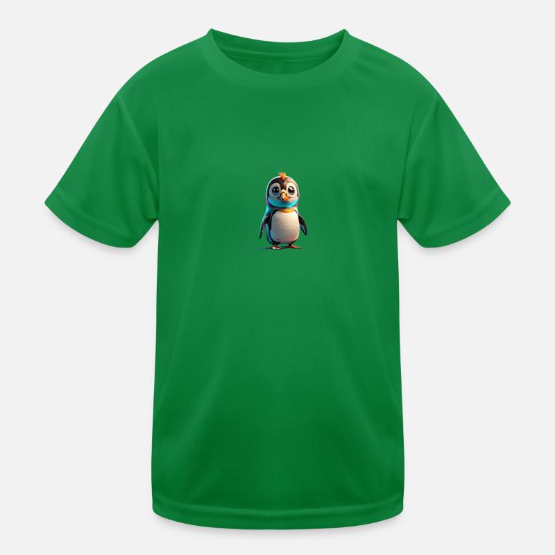 Roboter Pinguin Kinder Funktions-T-Shirt