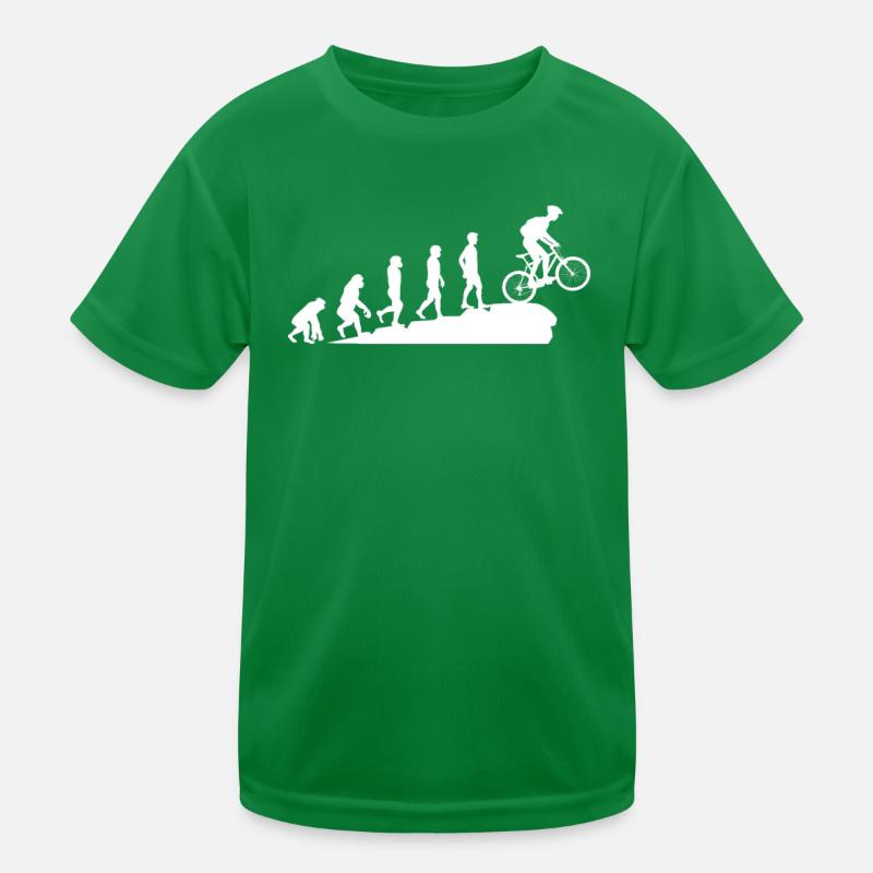 Mountainbike Evolution Kinder Funktions-T-Shirt