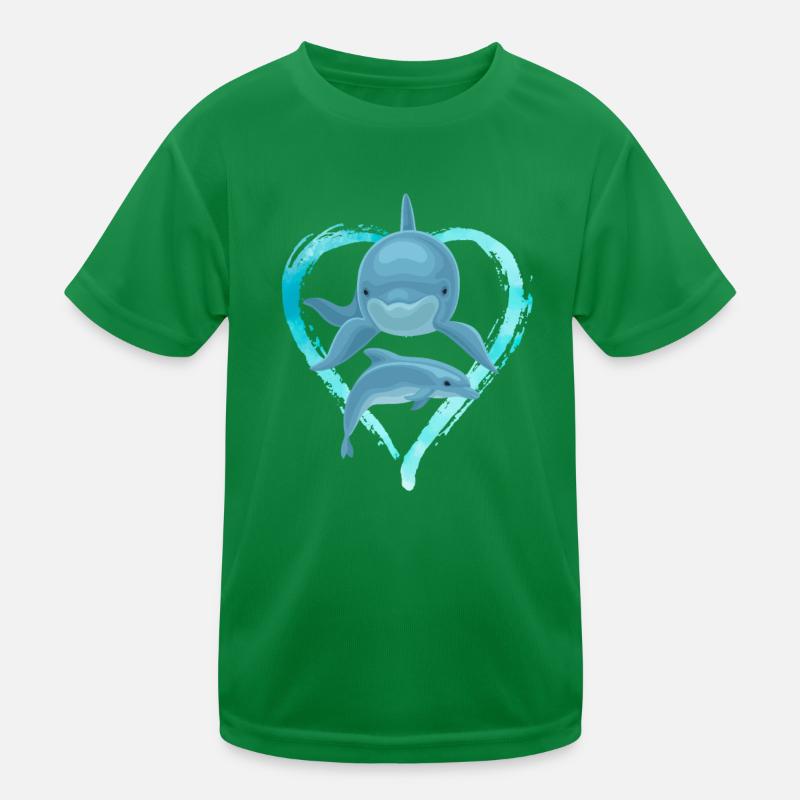 Delfin Kinder Funktions-T-Shirt