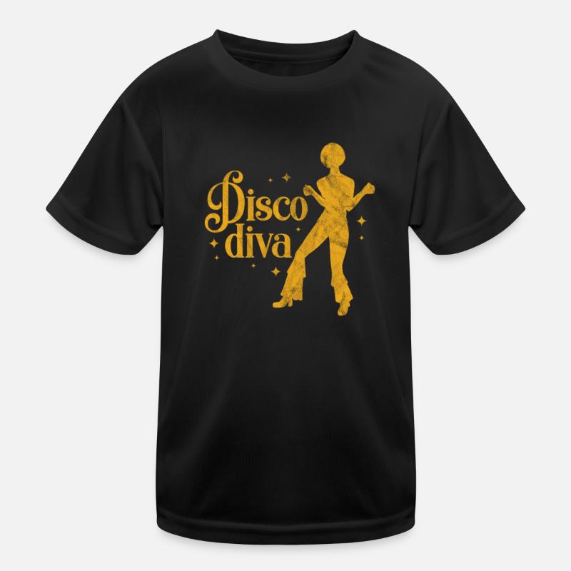 Disco Diva Kinder Funktions-T-Shirt