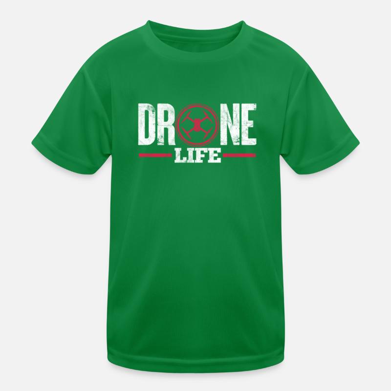 Drone Kids Functional T-Shirt
