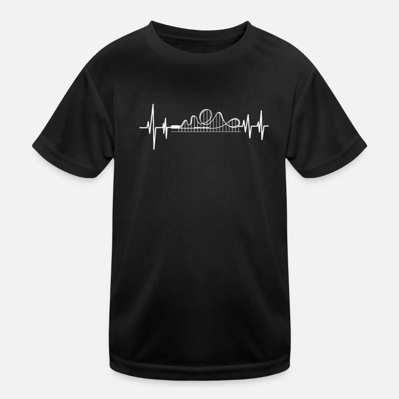 Achterbahn Kinder Funktions-T-Shirt
